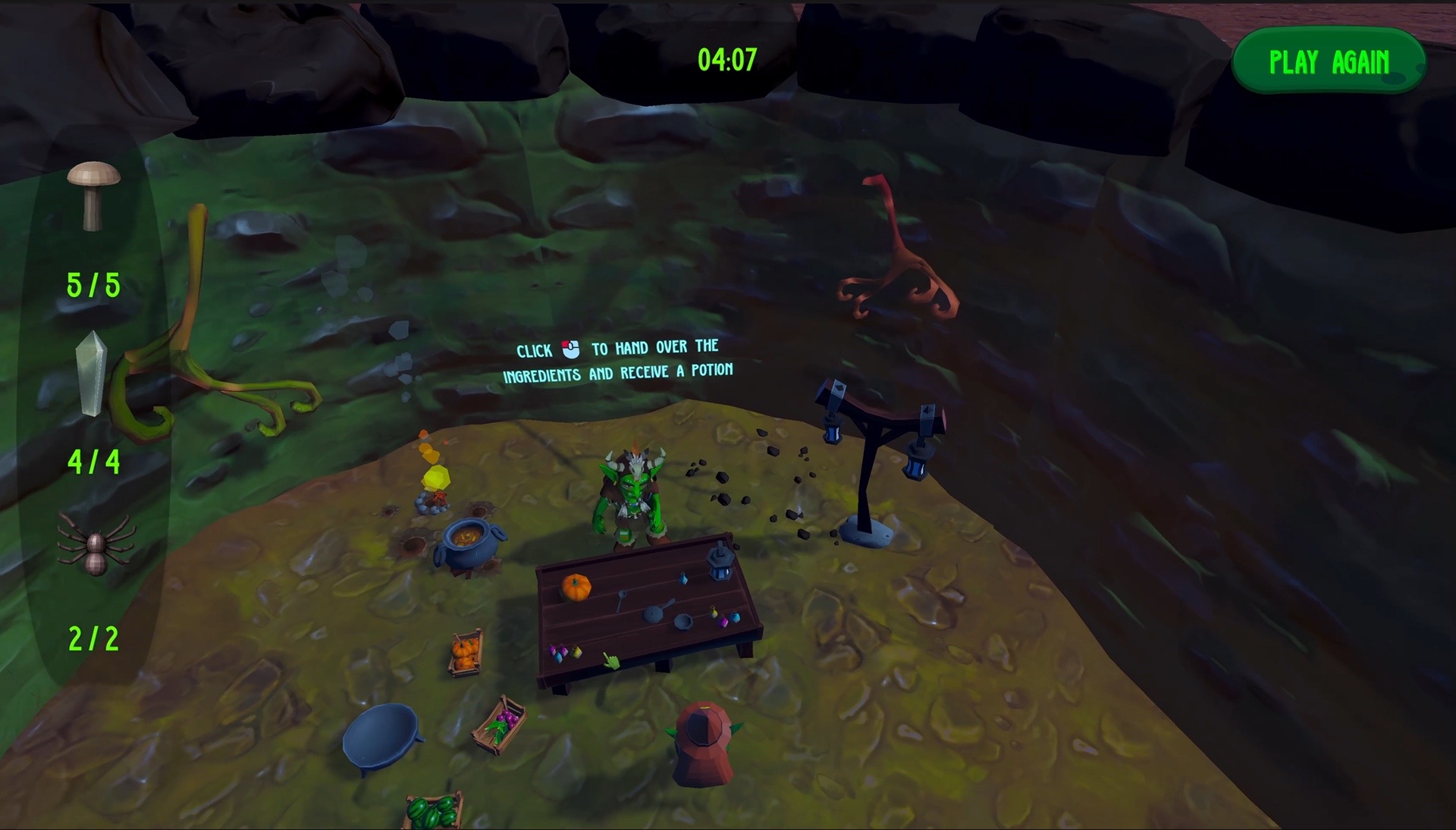 The Shaman's station in the game